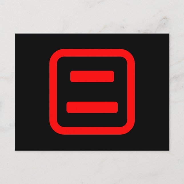 Japanska Nummer Två 二 【Ni】 Kanji Vykort (Framsida)