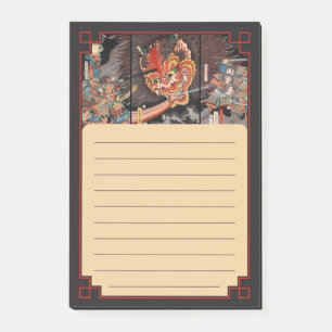 Japanska Oni Kung Shutendoji- Spooky Monster Post-it Block