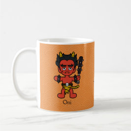Japanska, Oni: Tecknad Yokai Kaffemugg