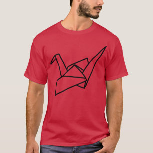 Japanska Origami Crane 8 T Shirt