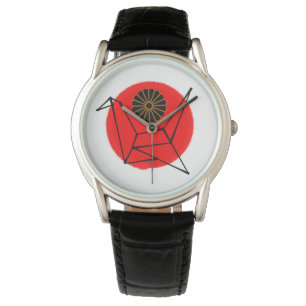 Japanska Origami Crane Tokyo Street Mode Armbandsur