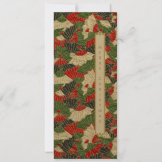 Japanska origami mönster-julkort Helgdag Kort