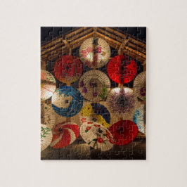 Japanska paraplyer japanska Stil Pussel