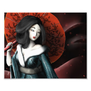 Japanska prinsessan - Taketori Monogatari Fototryck