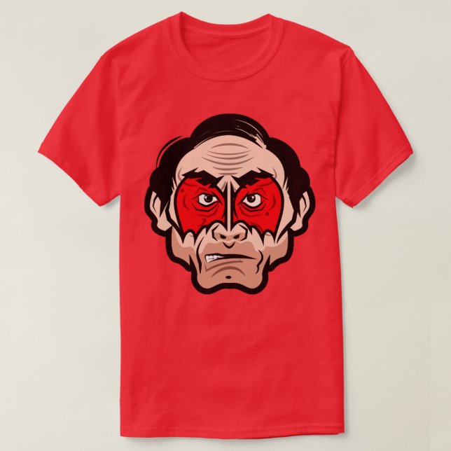 Japanska Pro Wrestler T Shirt (Design framsida)