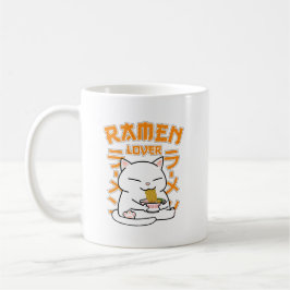 Japanska Ramen Cat Ramen Älskare Kaffemugg