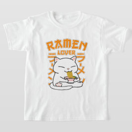 Japanska Ramen Cat Ramen Älskare T Shirt