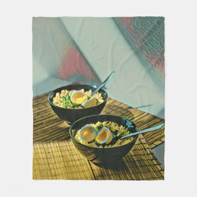 Japanska Ramen Gift Fleecefilt (Framsidan)