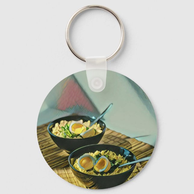 Japanska Ramen Gift Nyckelring (Framsida)