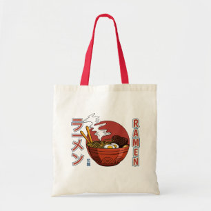 Japanska Ramen Noodle Soppa Tygkasse