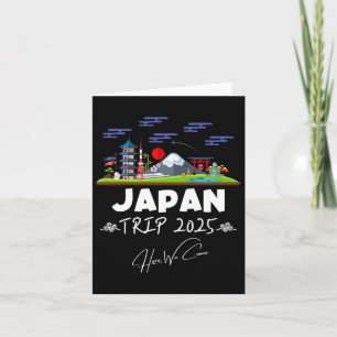 Japanska Resa 2025 Här är vi Kom Matching Team Tra Kort