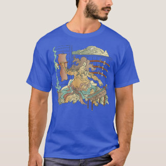 Japanska Retro Samurai Warrior Blacksmith T Shirt