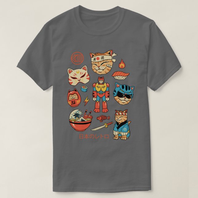 Japanska Retro T Shirt (Design framsida)