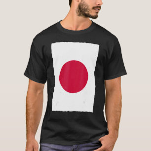 Japanska Retro Vintage National Flagga Japan T Shirt