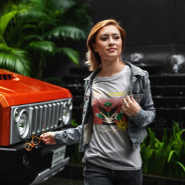 Japanska Robot Character Retro T Shirt