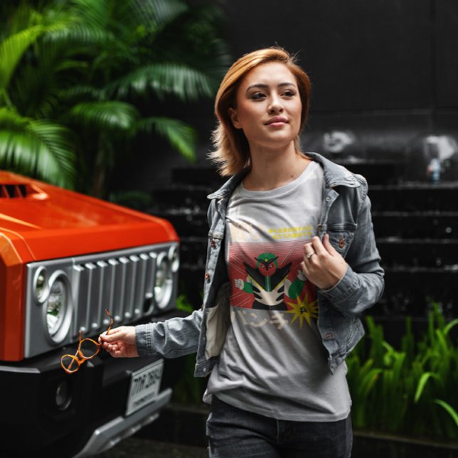 Japanska Robot Character Retro T Shirt (Skapare uppladdad)