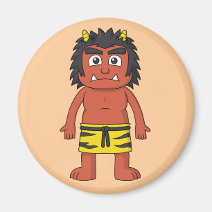 Japanska Röda Oni Magnet