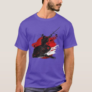 Japanska Ronin Samurai Bushido Warrior Clipart (2 T Shirt