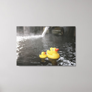 Japanska Rubber Duckies Canvastryck