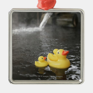 Japanska Rubber Duckies Julgransprydnad Metall