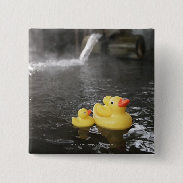 Japanska Rubber Duckies Knapp (Framsida)