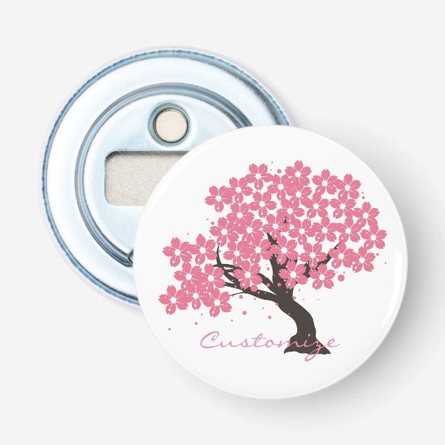 Japanska Sakura Cherry-Blommar Thunder_Cove Flasköppnare (Framsidan)
