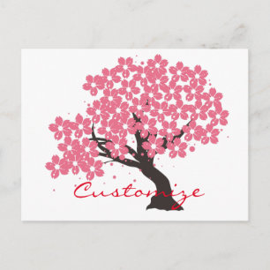 Japanska Sakura Cherry Blommars Thunder_Cove Vykort