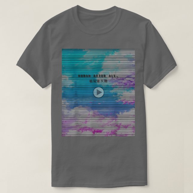 Japanska Sakura Cherry Träd Aesthetic Vaporwave St T Shirt (Design framsida)