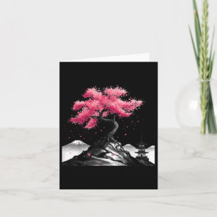 Japanska Sakura Garden Japan-berget Fuji Cherry Bl Kort