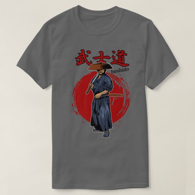 Japanska - Samurai Bushido Premium T-Shirt Copy Co (Design framsida)
