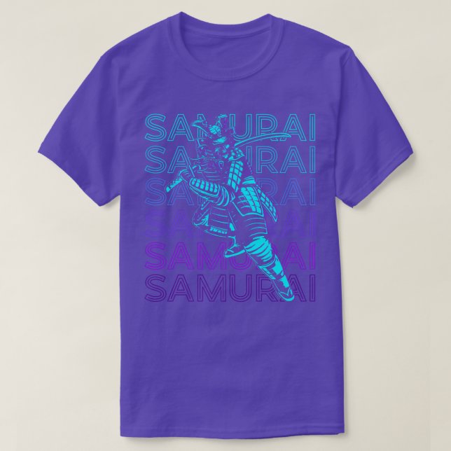 Japanska Samurai Bushido Warrior Ronin Retro (2) T Shirt (Design framsida)