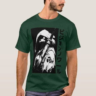 Japanska Samurai Girl Ninja Hip hop Urban Stil A T Shirt