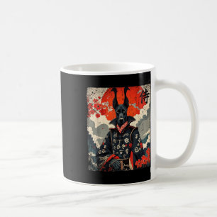 Japanska Samurai Great dane Tattoo Kawaii Ukiyo-e Kaffemugg