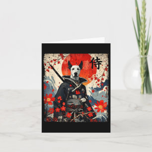 Japanska Samurai Great dane Tattoo Kawaii Ukiyo-e Kort