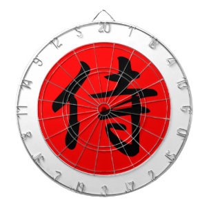 Japanska Samurai Kanji Symbol Piltavla