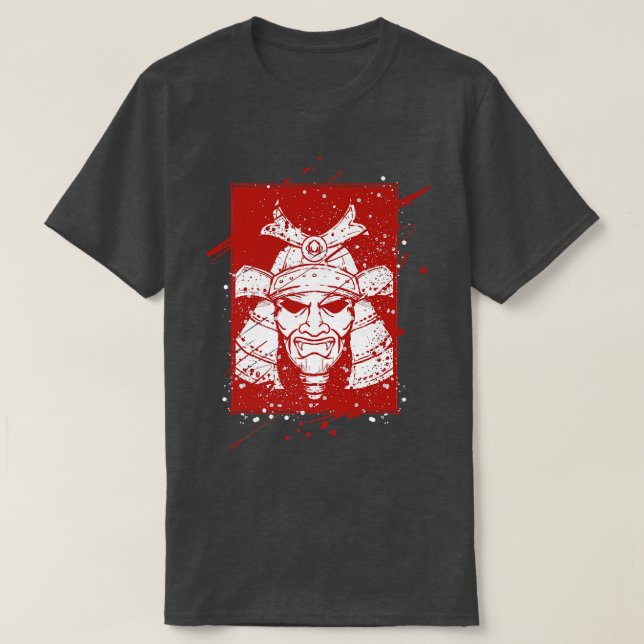 Japanska Samurai Katana Premium T-Shirt Copy (Design framsida)