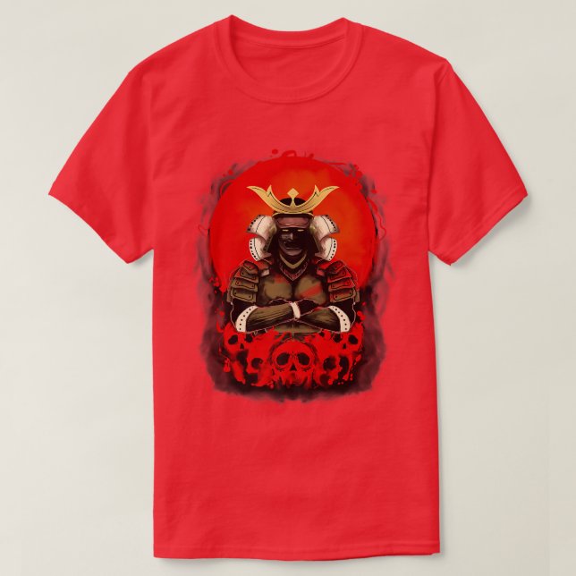 Japanska Samurai Katana Premium T-Shirt Copy-kopia (Design framsida)