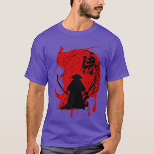 Japanska Samurai Katana Premium T-Shirt Copy-kopia