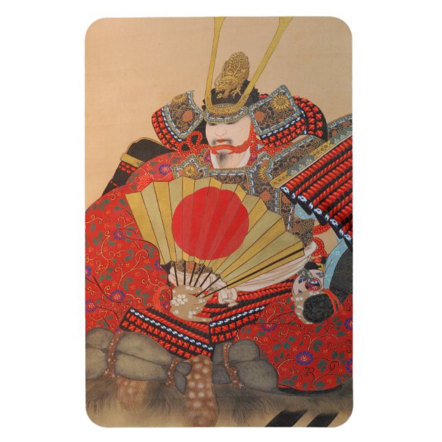 Japanska Samurai Magnet (Vertikal)