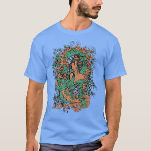 Japanska samurai och tecken I japanska Girl I Ge T Shirt