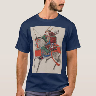 Japanska samurai på Horseback T Shirt
