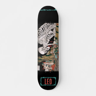 Japanska Samurai Skeleton Personlig Skateboard