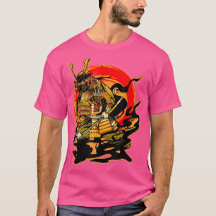 Japanska Samurai Sword Katana Armor Warrior T Shirt