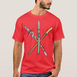 Japanska Samurai Swords T Shirt