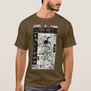 Japanska Samurai Swordsman Bushido Katana Ancient T Shirt