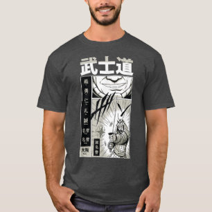 Japanska Samurai Swordsman Bushido Katana Ancient T Shirt