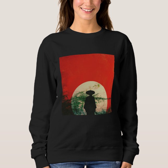 Japanska Samurai T Shirt (Framsida)