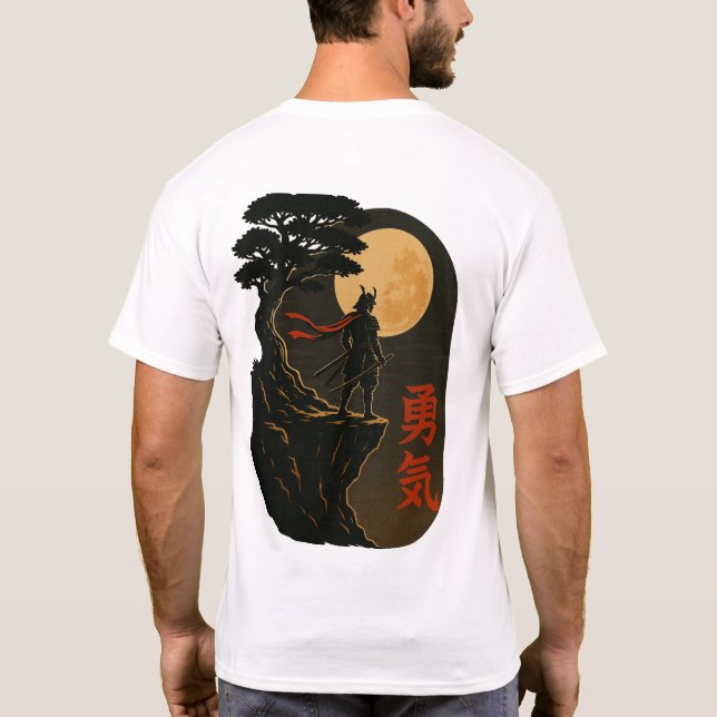 Japanska Samurai T Shirt (Baksida)