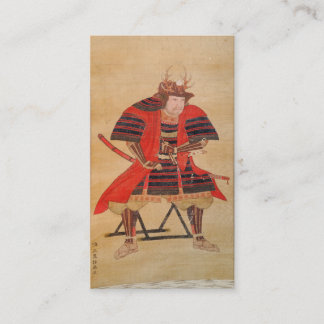 Japanska Samurai Visitkort