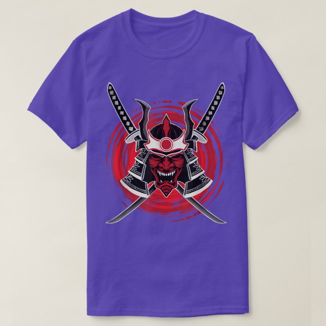 Japanska Samurai Warrior Gift T-Shirt Copy Co (Design framsida)